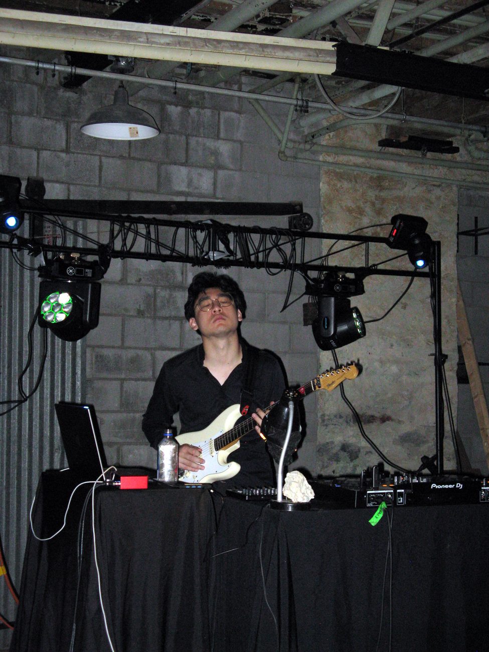 Electronic music performance within the First Flush environment